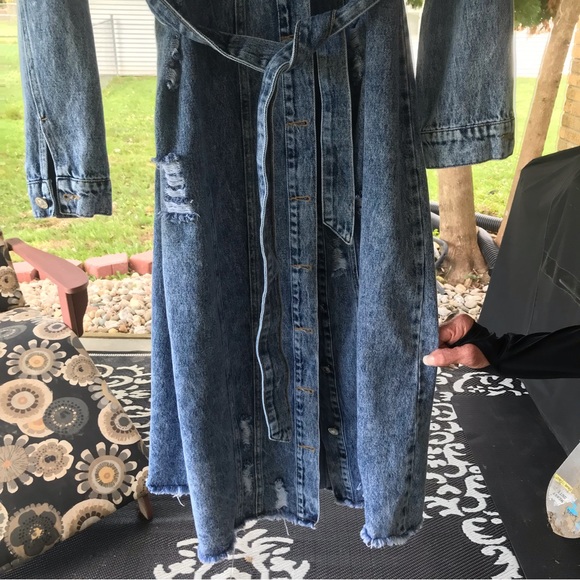 Long jean dress - Picture 2 of 3